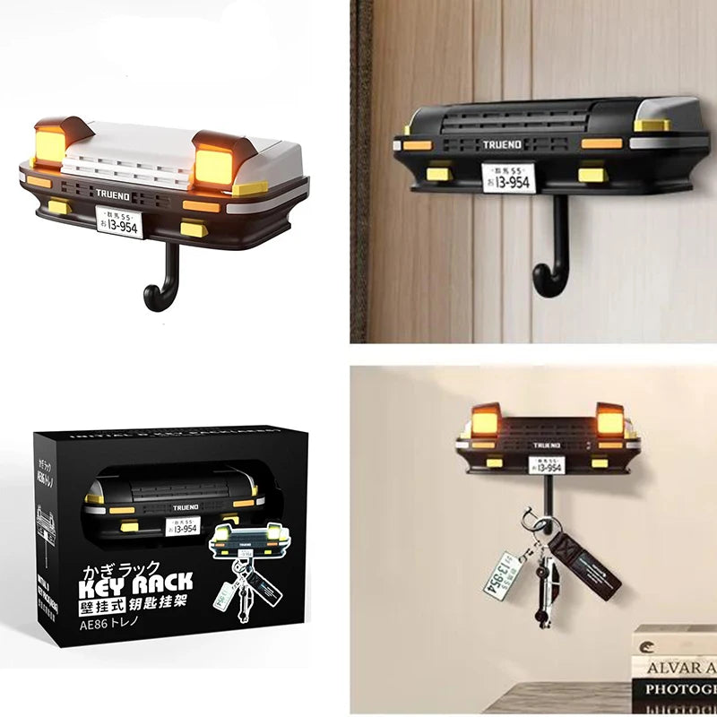 AE86 Car Headlight Wall Key Holder